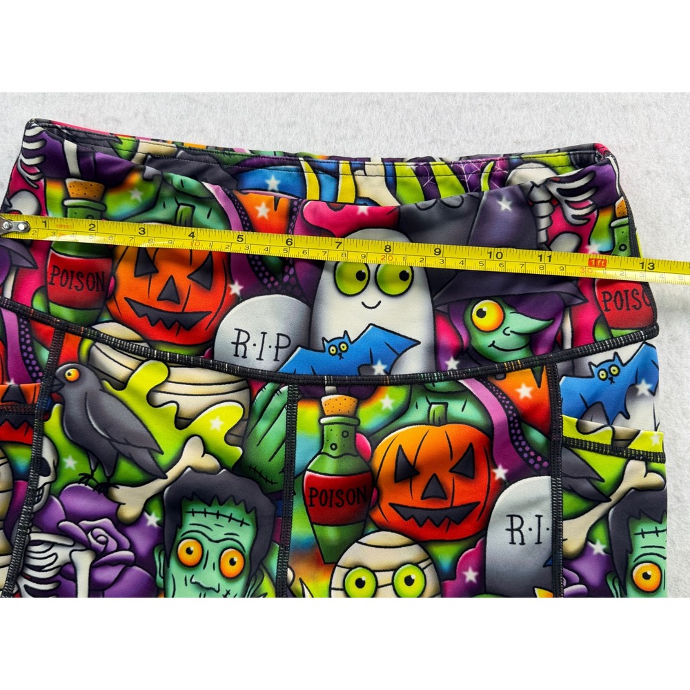 Constantly Varied Gear CVG Halloween Leggings Small Spooky Squats Approved Capri - Picture 4 of 7
